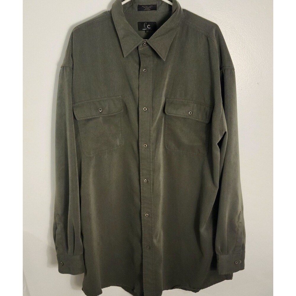 Cassini Collection Men's Button Down Long Sleeve Shirt Size 2XT